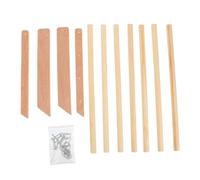 Milisten Marco De Pie para De Madera Juguete De Equilibrio Resistente Perchero para Aves para Descanso y Diversión De y para Mascotas Interiores y Exteriores