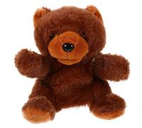 Milisten Marioneta De Mano De Oso De Peluche para Niños Pequeños Tamaño Único Interactiva Juguetes Educativos para Contar Cuentos Interiores y Exteriores