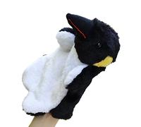 Milisten Marioneta de Mano de Peluche Pingüino Negro, Juguete Original y Adorable para Contar Historias, Adecuado para Representaciones Artísticas y Actividades Entre Familiares