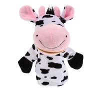 Milisten - Marioneta de peluche de vaca móvil para niños y niñas, juguete interactivo de 30 cm para contar historias y animar los juegos de cumpleaños