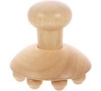 Milisten Masajeador Portátil de Madera Multifunción para Cuello y Espalda, Rodillo Guasha Corporal Manual, Dispositivo de Masaje Relajante para Casa y Alivio Muscular