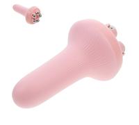 Milisten Masajeador Portátil de Rodillos para Masaje Terapéutico de Músculos Internos y Abdomen, Herramienta Manual Cabezas Rodantes, Tamaño Mini en Color Rosa, Adecuado para Aliviar