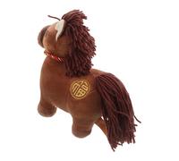 Milisten Mascota de Peluche Caballo Año Chino Figura Suave y Decorativa de Juguete de Felpa del Zodiaco Chino Adorno Festivo para Bendiciones y Recuerdos Culturales