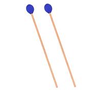 Milisten Mazos de Marimba de Madera de Arce, Cabeza Azul Resistente y Ligera, Baquetas de Percusión para Instrumentos Musicales, Uso Profesional y Rendimiento Alto, Accesorios
