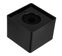 Milisten Micrófono del logotipo de Taiwán marca de micrófono cuadrado con soporte vlog bandera del logotipo del micrófono Entrevista al titular de micrófono abdominales Negro