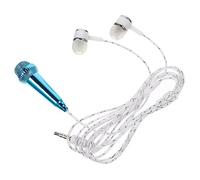 Milisten Micrófono Pequeño Miniatura Portátil para Instrumentos Vocales Micrófono De Teléfono De Mano De Teléfono para Cantar Casa o Escenario