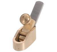 Milisten Mini Cepilladora Manual para Diapasón de Violín, Herramienta de Latón Macizo Cuchilla de 8 Mm, Cepillo Japonés para Carpintería y Reparación de Luthier, Portátil para Trabajo