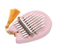 Milisten Mini Kalimba de Pulgar Acrílica para Principiantes Piano Infantil Portátil con Diseño Rosa Instrumento Musical para Niñas para