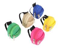 Milisten Mini Mochila Monedero de Nylon Llavero para Proteger Monedas y Decorar Llaves, Adecuado Regalo para Personas Queridas, Set de 2 Piezas Color Aleatorio