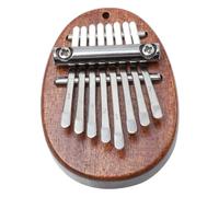 Milisten Mini Piano Kalimba de Madera Portátil 8 Teclas, Instrumento Musical Fácil de Usar y Ligero para Principiantes y Adultos, Adecuado para Tocar en Cualquier Lugar