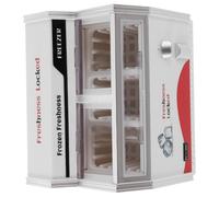Milisten Mini Refrigerador de Juguete para Casa de Muñecas Accesorio de Cocina para Simulación Supermercado para Niñas Detallado y Entretenido