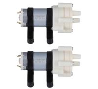 Milisten Minibomba de Agua para Acuario 6-12v Bomba de Diafragma Micro Silenciosa 2 Unidades Bomba Pequeña para Pecera Doméstica y Oficina Circulación y Autocebado Eficaz