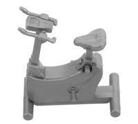 Milisten Modelado Manual Accesorios De Fitness para Casa De Muñecas Adornos De Escritorio Retro Modelo De Mini Equipo De Ejercicio Kits De Construcción En Miniatura Abdominales Gris