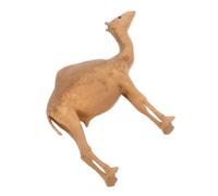 Milisten Modelo de Camello del Desierto Animales del Desierto estatuillas de Animales en Miniatura estatuas de Camellos Juguetes del Desierto Camello de Peluche Resina Marrón Claro