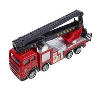 Milisten Modelo de Coche de Juguete pequeño Jugar para camión de Juguete pequeño para Juguete de vehículo de extinción de Incendios Juguetes de Coche Metal Rojo