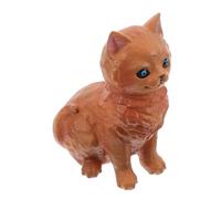 Milisten Modelo De Gato De Plástico Blando. Robot Gato Decoración del Jardín del Gatito Juguetes para Gatos Jardín De Gatos Estatua De Los Amantes Figura De Juguete De Siesta Vinilo