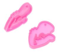 Milisten Molde de Silicona para Colgantes DIY 2 Piezas Diseño Beso Madre E Hijo Molde para Resina Epoxi Manualidades Personalizado Apto para Fabricación de Joyas