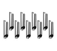 Milisten Molde para Rollos de Crema Caseros de Acero Inoxidable, 9 Piezas Tubos de Cannoli Antiadherentes para Hornear Panqueques y Bollos, Utensilios para Repostería DIY en Cocina