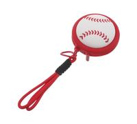 Milisten Monedero De Silicona con Forma De Béisbol Billetera Kawaii Minimonedero para Organizar Auriculares Memorias USB y Joyas Viajes o Uso Diario