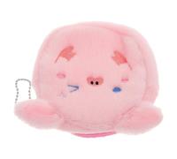 Milisten Monedero Pequeño de Peluche Forma de Cerdito Monedero Kawaii para Monedas y Auriculares Colgante Infantil de Felpa Mini Cartera Adorable para Uso Diario