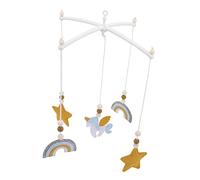 Milisten Móvil para Cuna de Fieltro Juguete Colgante para Asiento de Coche Diseño y Ligero para Recién Nacidos para Estimular la Atención y Audición del Niña