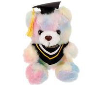 Milisten muñeco de Gorro de Doctor Animales Juguetes muñeca Suave y esponjosa decoración de Fiesta de graduación de graduación Juguete de Lujoso Tela Colorful