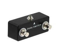 MILISTEN Musical Procesador Multiefectos Portátil con Pedal de Efectos de Guitarra con Interruptor de Pie Doble para Guitarra Y Bajo Eléctricos () Instrumento
