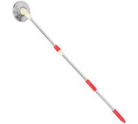 Milisten Palo de Fregona Giratorio Reforzado Mango Extensible y Disco de Acero, Accesorio Desmontable para Trapeador en Uso Doméstico