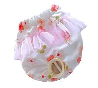 Milisten Pañales para Cachorros Hembra Anti-sospecha, Bragas Menstruales para Perros, Tejido Transpirable, Talla XS para Perros hasta 4 Kg, Uso Sanitario y Protección Durante El Celo