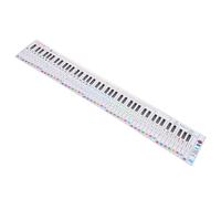 Milisten Papel De Teclado De Piano De Teclas Gráfico De Teclado Tabla Comparativa Para Principiantes