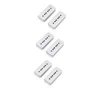 Milisten Par De 3 Piezas Camioneta Cubre Cubierta De Pastilla De Guitarra Humbucker Cubierta De Pastilla De Bajo Cubierta De Recogida Bobina Simple Guitarra Eléctrica P90