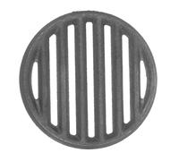 Milisten Parrilla de Hierro Fundido Redonda 16 Cm Rejilla Metálica para Barbacoa Distribución Uniforme del Adecuado para Estufa Campamento Accesorios de Cocina al Aire Libre