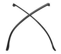 Milisten Patillas de Repuesto para Gafas Tr90 Negras, 5mm y 2 Mm | Repuesto para Gafas y Gafas de Lectura, Ajuste, Firme y Cómodo, No Carga las Orejas