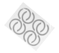 Milisten Pegatinas Orificio Boca Guitarra Acústica 8 Piezas 3d Autoadhesivas Decorativas Adhesivos Para Incrustaciones Accesorios De Papel Para Guitarra Ideales Para Personalización y Restauración