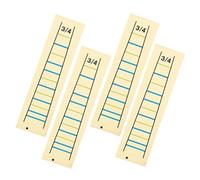 Milisten Pegatinas Removibles Para Diapasón De Violín 3/4, Indicadores Adhesivos Posición De Dedos, 4 Piezas Transparentes Para Principiantes, Aprendizaje Práctico y Portátil