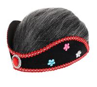 Milisten Peluca De Anciana Para Mujer Pelucas De Abuelita Con Estilo Para Halloween y Cosplay