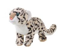 Milisten Peluche De Leopardo De Nieve Suave y Adorable Juguete De Animales De Peluche para Decoración De Dormitorio y Compañía Infantil