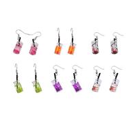 Milisten Pendientes Colgantes Creativos de Fruta Roja, Gotas Divertidas para Mujer, Joyas Ligeras y Originales para Fiesta, Trabajo y Uso Diario, Accesorio Femenino Único