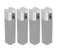 Milisten Pesas para Cordones de Cortinas Enrollables 4 Piezas Manija Cuadrada de Hierro y Plástico, Diseño Minimalista y Acabado Mate para Persianas Verticales