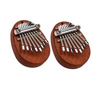 Milisten Piano de Pulgar Mini Kalimba Portátil de Madera para Principiantes Kalimba Pequeño Adultos Piano de Dedo de Teclas