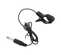 Milisten Pickup de Clip con Micrófono para Guitarra y Violín Instrumento Portátil con Función de Tuner y Pad de Percusión