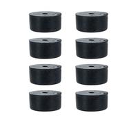 MILISTEN Pie De Amplificador Anti Vibracion 8pcs de Suple Sple Rubber Footpad Altavoces de goma de goma Ca?as de goma Tapetes Para Equipos De Audio