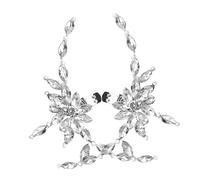 Milisten Pinzas Decorativas para Zapatos de Fiesta Clips Joya para Tacones y Zapatos Planos Accesorios para Obsequio de en Bodas 4.72X1.88 Pulgadas