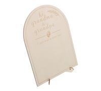 Milisten Placa Conmemorativa De Madera Para Anuncio De Nacimiento y Embarazo Rastreador De De Crecimiento Marco Para Fotos Habitación Infantil Decoración Del Escritorio Primer Día