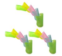 MILISTEN Plástico Cubretodo 15 Units of Almohamon Supporting for Pulgar China Dizi Silicone Protectors for Beginning (Color Aleatory) Call F Cubierta De Película