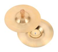 Milisten Platillos de Dedos de Latón para Mini Instrumento de Percusión Manual para Baile Fiesta y Práctica Musical Infantil