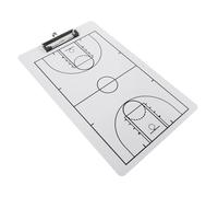 Milisten Portapapeles Baloncesto Profesional Doble Cara Tablero Táctico Borrado Seco Entrenador Portátil para Competición y Entrenamiento