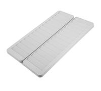 Milisten Portatarjetas Colgante de Plástico 28 Ranuras para Tarjetas ID/IC Estante Organizador para Tarjetas de Asistencia Soporte para Oficina y Almacén Uso Industrial