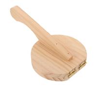 Milisten Prensa Manual de Madera para Masa de Dumplings 21.5x12.5 Cm, Herramienta para Prensar Piel de Bola de Masa Hervida, Prensa Reutilizable para Empanadillas en Cocina