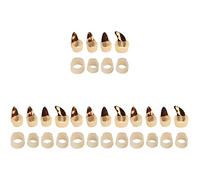 MILISTEN Protector De Uñas Para Guzheng 16 PCS Instrumento Mandolin Banjo Pick Dinger Picks Bass Picks Picks Guzheng Cubierta De Uñas Para Guzheng